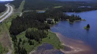 Drone footage - Route 175 Sceneries - Quebec - Saguenay