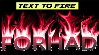 photoshop fire effect tutorialAdobe Photoshop tutorial Text on fire( Promotiob Library)