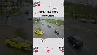Hope they have insurance..                #car #cars #crash #funny