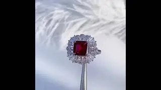 Factory Wholesale 3ct Ruby S925 Silver Ring for Anniversary Women Gift, WhatsApp: 0086-18272248820.