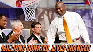 Michael Jordan&rsquo;s philanthropic activities