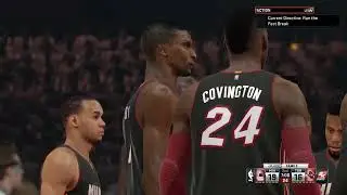 NBA 2K15 2023 MIA vs TOR Playoff Game-2-Leon Guerrero 2K Career