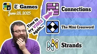 NYT Connections, Mini Crossword, and Strands | June 28, 2025