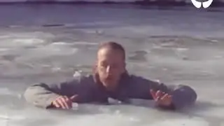 How to self rescue,If you fall through ICE