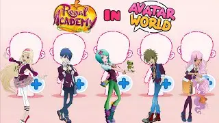 How To Real Academy 💜 characters in Avatar World! #avatarworld #realacademy #video 