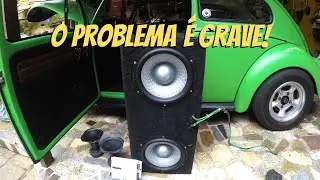 COLOCAMOS UM SOM PESADO NO FUSCA