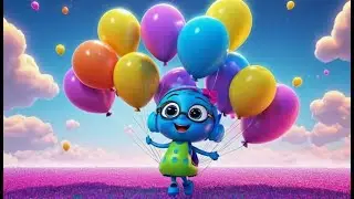 Seven Bright Balloons Learn the Weather + More Nursery Rhymes & Kids Songs