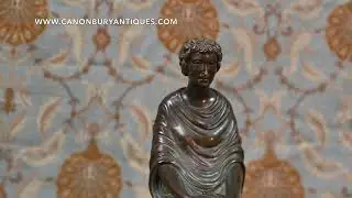 Grand Tour Bronze Roman Statue Agrippina Italian Casting 1810 Zoffoli