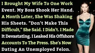 I Brought My Wife To One Work Event. My Boss Shook Her Hand. A Month Later, She Was...