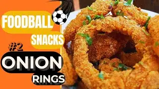 🔥 حلقات بصل مقرمشة كالمطاعم 🍟 | Foodball Snacks #2 | Crispy Onion Rings