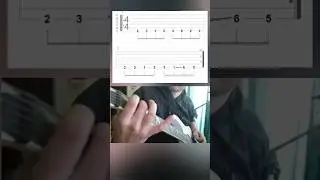 cool guitar riff lesson - tabs included #guitar #guitarcover #guitarist #rock #guitarlesson