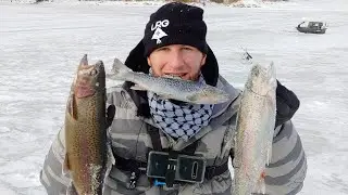 Ice Fishing Upper Pennsylvania (First Ice January 2024) LipperArmy