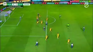 Gol de P. Aquino | Tigres 0 - 2 Am&eacute;rica | Liga BBVA MX - Guard1anes 2021 - Jornada 14 |