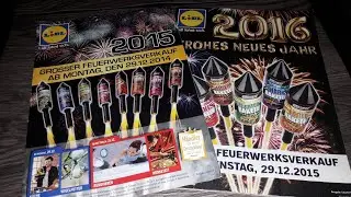 Pyrofreak bl&auml;ttert in alten LIDL-Feuerwerksprospekten  von 2014 + 15