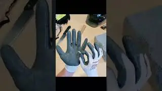 Portwest A310 Flexo Grip Grey and White Safety Gloves