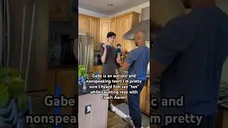 Nonverbal Autistic Teen Speaks while Counting Reps! #autism #nonverbal #nonspeaking #trainer #sports