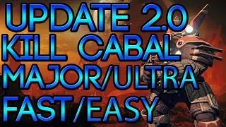 Destiny 10 Cabal Ultra/Major Kills Bounty | Fastest/Easiest Way!