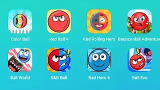Color Ball, Red Ball 4, Red Rolling Hero, Bounce Ball Adventure, Ball World, Red & Blue Ball