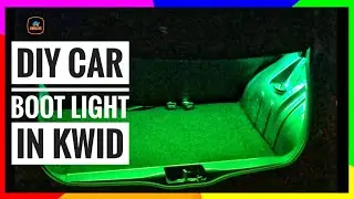 DIY CAR BOOT / TRUNK LED LIGHT INSTALLATION IN RENAULT KWID CLIMBER 🚘