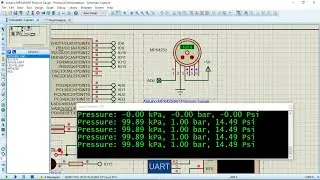 Air Pressure Measurements using MPX4250 and its Blockprogram and Overview & Simulation