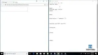 HTML Tutorial 8 | add text area tag