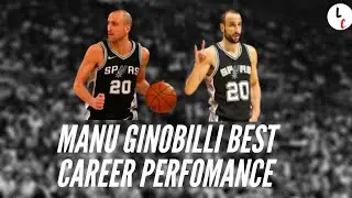 Manu Ginobili Highlights NBA best career perfomance