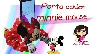 COMO HACER  PORTA CELULAR DE MINNIE MOUSE
