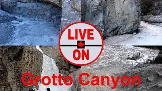 FROZEN PARADISE: Grotto Canyon's Ice Wonderland #canadianrockies