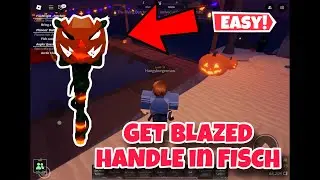 Как получить BLAZED HANDLE в FISCH! Roblox (редкое место выпадения)