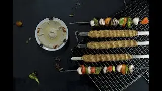 Making of Mouth watering Arabian Delicacies Seekh kebab in Arabian Hut