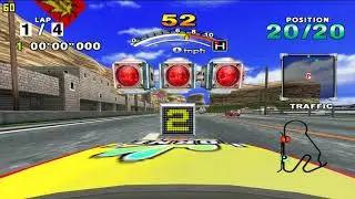 Redream - Daytona USA 2001 - 60fps Internal Resolution 1920x1440