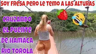 Elena no le teme a las alturas👌 PUENTE DE HAMACA nos fuimos a aventurar a HONDURAS😍 Dia 3. Parte 8