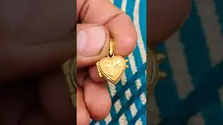 ❤️22 carat heart shape locket with duet photo❤️ #shorts #gold #fashion #goldjewellery #ornaments