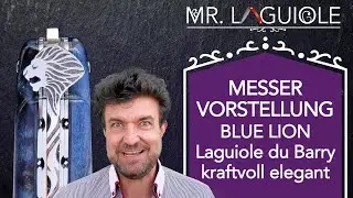 Edles Laguiole Taschenmesser BLUE LION von Laguiole du Barry