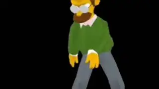 Ned flanders dancing to putin walk 1 HOUR EDITION!