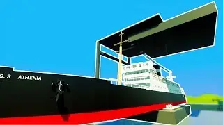 WORLD'S LARGEST HYDRAULIC PRESS VS LEGO CRUISE SHIP! - Brick Rigs Workshop Creations Gameplay