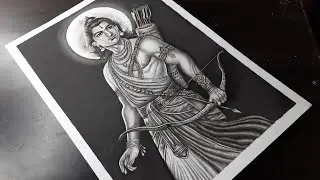 Shree Ram Navami special drawing 🚩/Lord shri Ram Drawing /sri ram pencil sketch