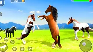 Wild horse family simulator | horse family simulator gameplay | android gameplay 