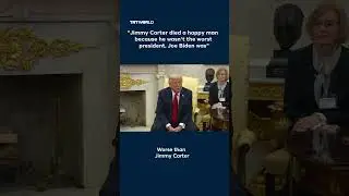 Trump says Jimmy Carter &ldquo;died happy&rdquo; because Biden was worst US President
