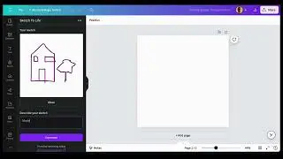 Canva Apps:  Sketch to Life
