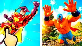 Super Hero Flying School - Impossible Superhero Ragdoll 3D Run - All Levels iOS Android GamePlay #10