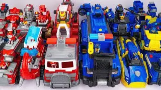 Paw Patrol Chase & Marshall Toys Unboxing | Chase's Power Haulin Rescue Cruiser| Marshall Fire Truck