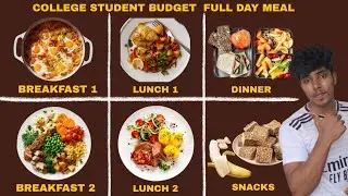 ₹80 Full Day Meal Plan for College Students 🍚💪 | High Protein Budget Diet | Hostel Friendly