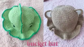 bucket Hat en crochet de dinosaurio paso a paso