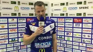 Cisolla sorride dopo la vittoria con Siena