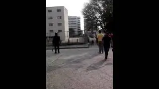 PoliM&eacute;rida agrede conbomba lacrimogena a Presidente de la FCU ULA  y otros dirigentes Estudiantiles