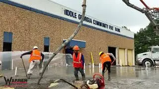 Middle GA Community Food Bank Concrete Pour Warren Associates