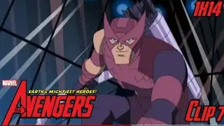 Black Panther and Hawkeye vs Masters of Evil