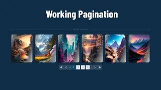 How to Make a Working Card Pagination |  Easy Web Learner