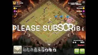 BEST TH12 WAR ATTACK STRATEGY 2019| CLAN WAR| LUCKY INDIAN